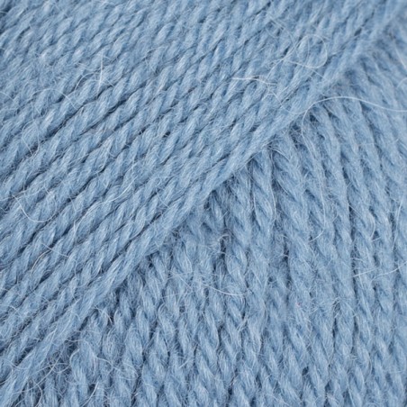 DROPS FLORA 13 Uni azul denim