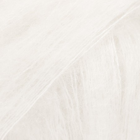 DROPS KID-SILK 01 Uni blanco hueso