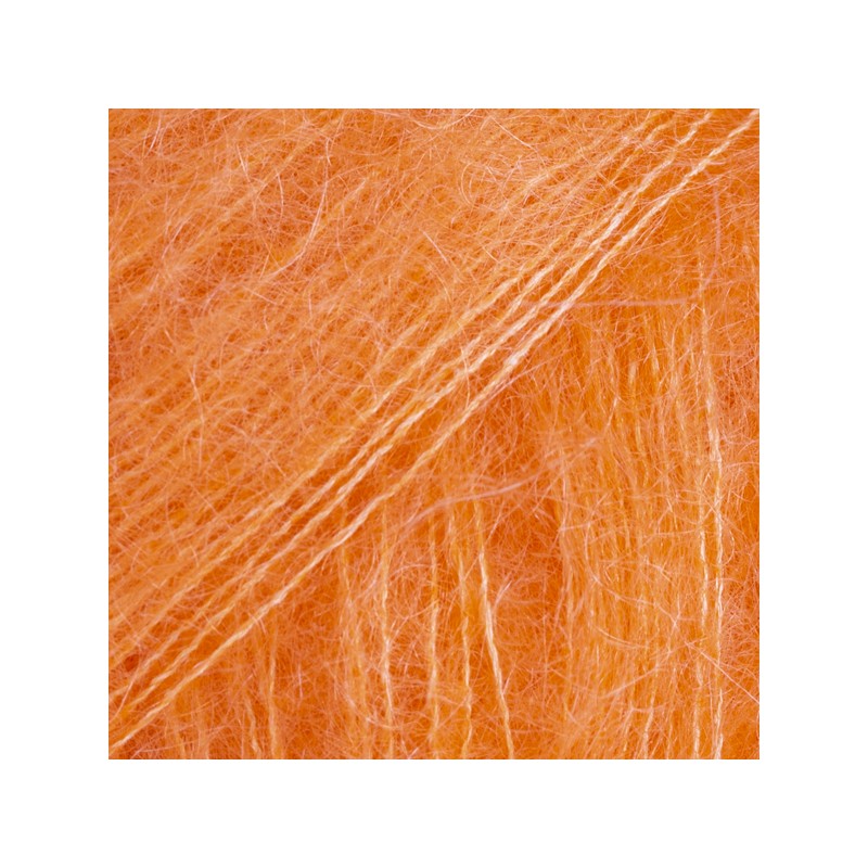 DROPS KID-SILK 49 Uni naranja eléctrico