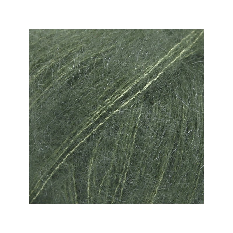 DROPS KID-SILK 19 Uni verde oscuro