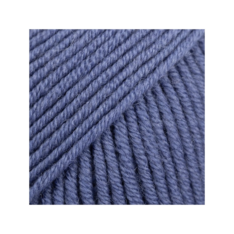 DROPS MERINO EXTRAFINE 13 Uni Bleu Tempête