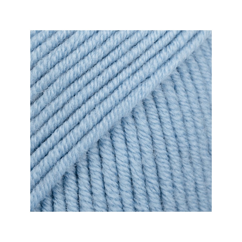 DROPS MERINO EXTRA FINE 19 Uni azul ensueño