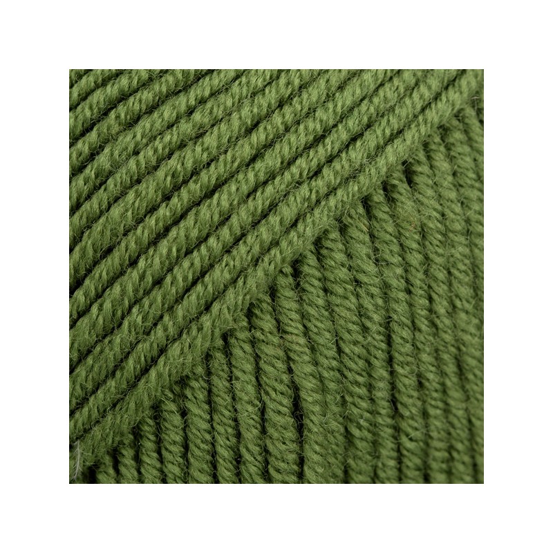 DROPS MERINO EXTRA FINE 52 Uni verde hoja