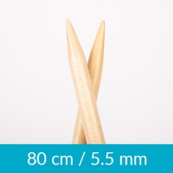 Aiguille Circulaire Bouleau 5.5 mm / 80 cm