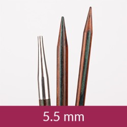 AIGUILLES INTERCHANGEABLES BOULEAU 5.5 mm