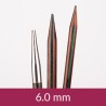 AIGUILLES INTERCHANGEABLES BOULEAU 6.0 mm