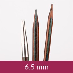 AIGUILLES INTERCHANGEABLES BOULEAU 6.5 mm