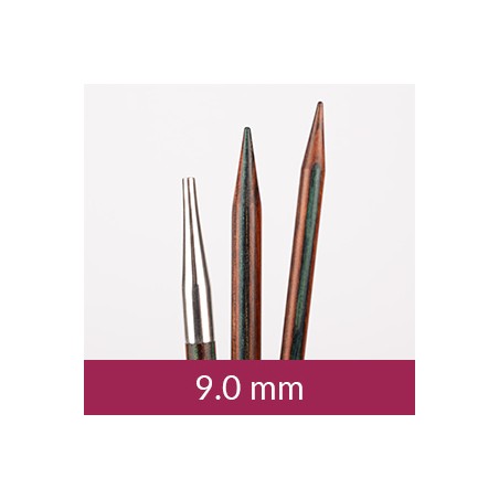 AIGUILLES INTERCHANGEABLES BOULEAU 9.0 mm