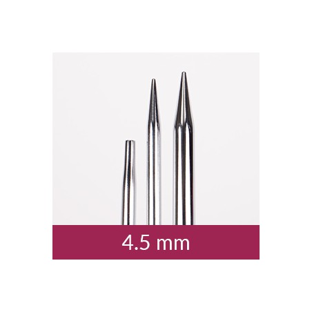 AIGUILLES INTERCHANGEABLES LAITON 4.5 mm