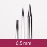 AIGUILLES INTERCHANGEABLES LAITON 6.5 mm