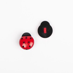 Bouton Coccinelle 18 mm