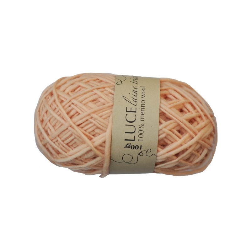 MERINO WOOL 8 mm SAUMON