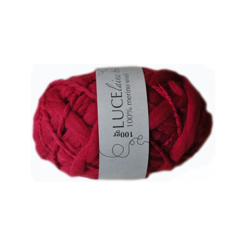 MERINO WOOL IRREGULIERE COULIS D'ETE