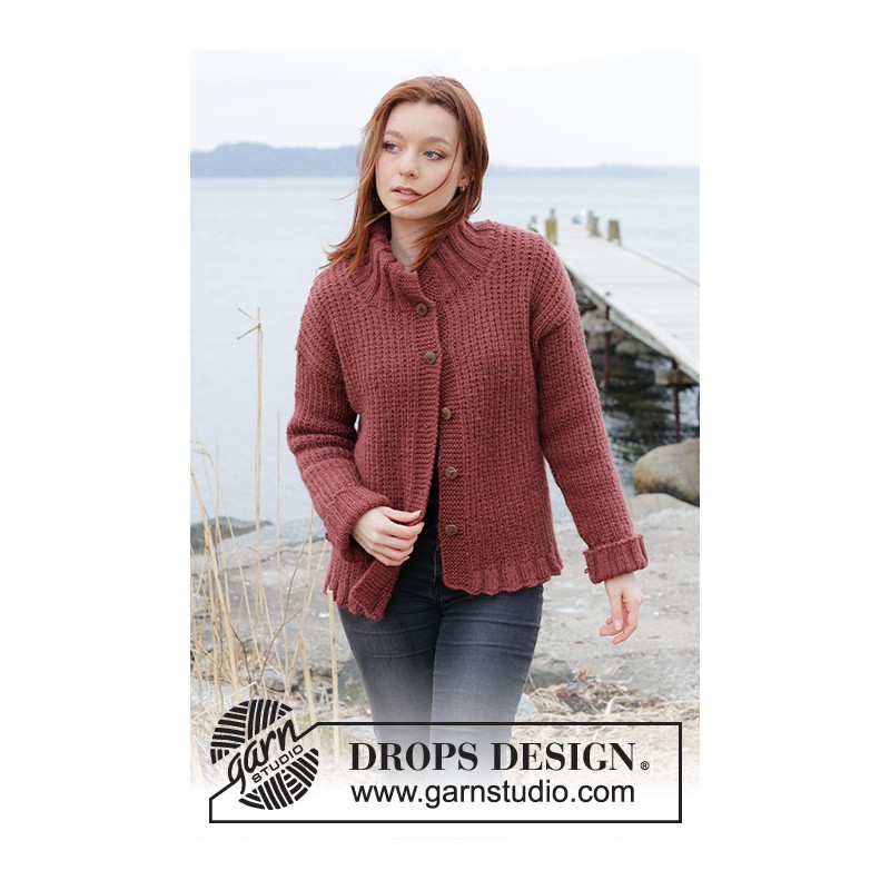 KIT Rustic Berry Cardigan