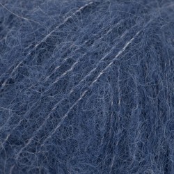 DROPS BRUSHED ALPACA SILK 39 Bleu Marine