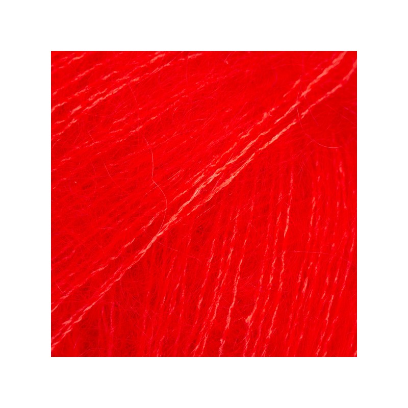 DROPS KID-SILK 61 Uni rojo intenso