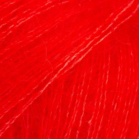 DROPS KID-SILK 61 Uni rojo intenso