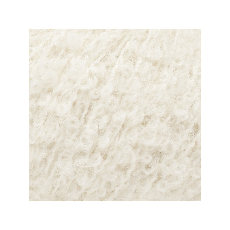 DROPS ALPACA BOUCLE 0100 Uni blanco hueso