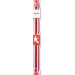 AIGUILLES DROITES 4.0 mm Aluminium Katia 30cm