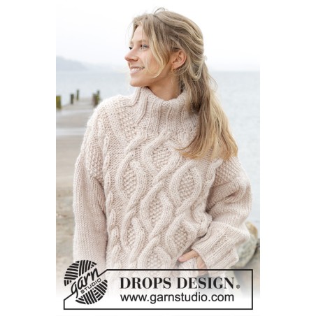 KIT Cable Beach Sweater - Snow