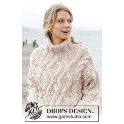 KIT Cable Beach Sweater - Snow