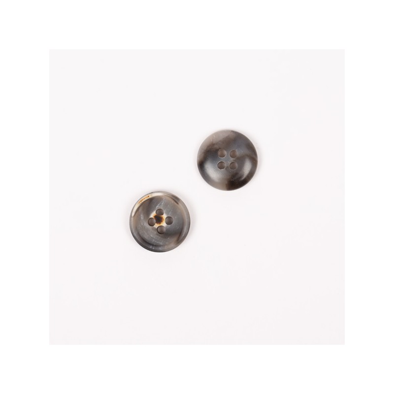 Bouton Imitation bois (moka) 15 mm