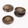 Bouton Imitation bois (noix) 23 mm