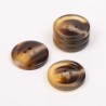 Bouton Imitation corne (caramel) 18 mm