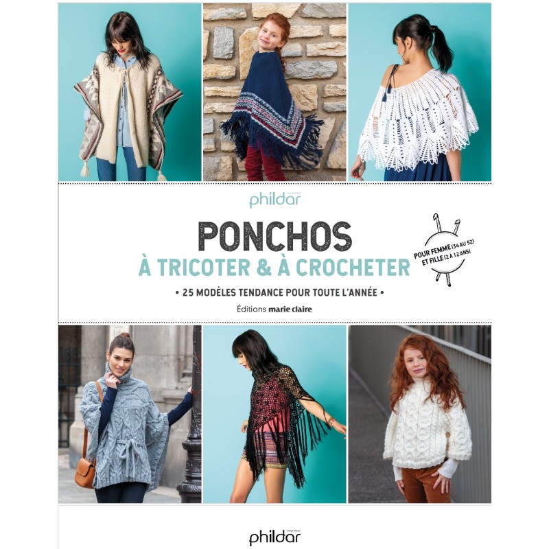 PDF Phildar Ponchos à Tricoter & à Crocheter