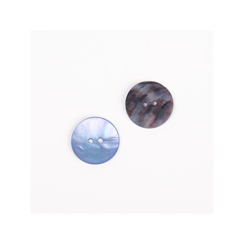 Bouton Rond (bleu) 20 mm