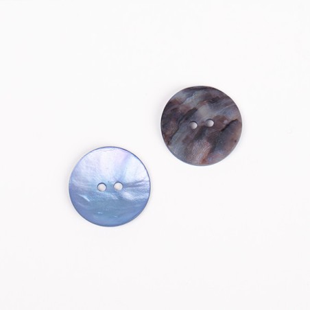 Bouton Rond (bleu) 20 mm