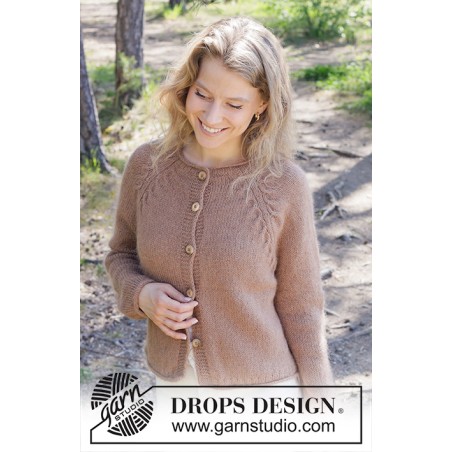 KIT Cinnamon Crush Cardigan - Alpaca - Kid Silk