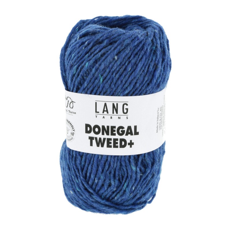 DONEGAL TWEED+ 0006 Bleu Royal