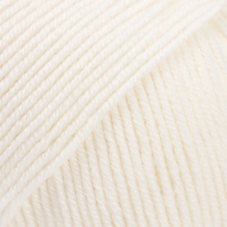 DROPS BABY MERINO 02 Uni blanco hueso