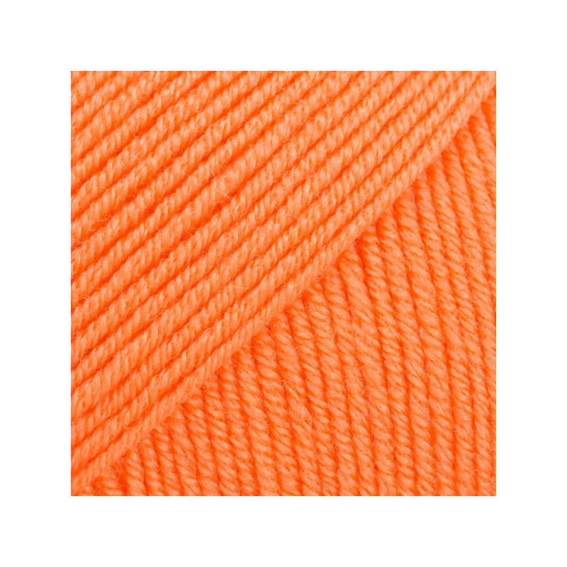 DROPS BABY MERINO 36 Uni naranja eléctrico
