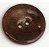 Bouton Coco Emaillé Brun 37 mm