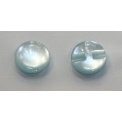 Bouton Bleu Aqua 20 mm