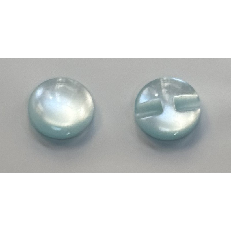 Bouton Bleu Aqua 20 mm