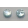 Bouton Bleu Aqua 20 mm