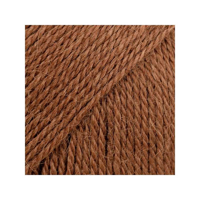 DROPS ALPACA 9041 UNI Brun Cuivre
