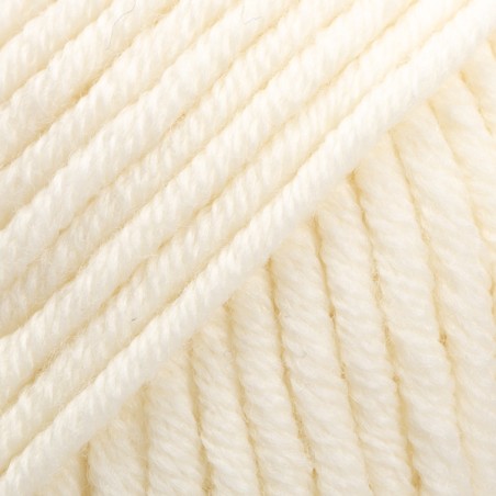 DROPS BIG MERINO 01 Uni blanco hueso