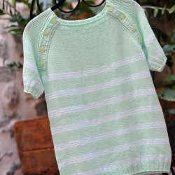 KIT Pull Menthe Marine - Muskat