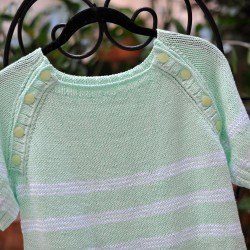 KIT Pull Menthe Marine - Muskat