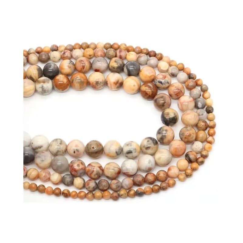 Perle Crazy Agate (Ligne Complète)