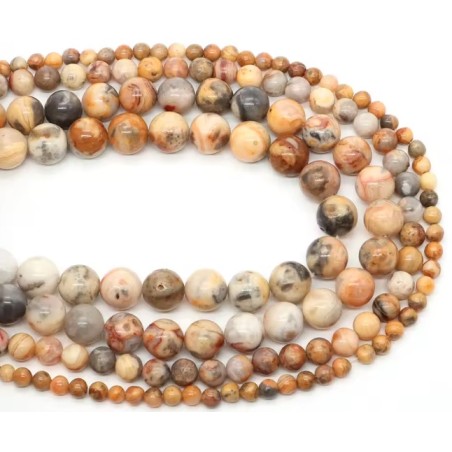 Perle Crazy Agate (Ligne Complète)