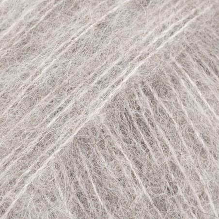 DROPS BRUSHED ALPACA SILK 02 Uni gris claro