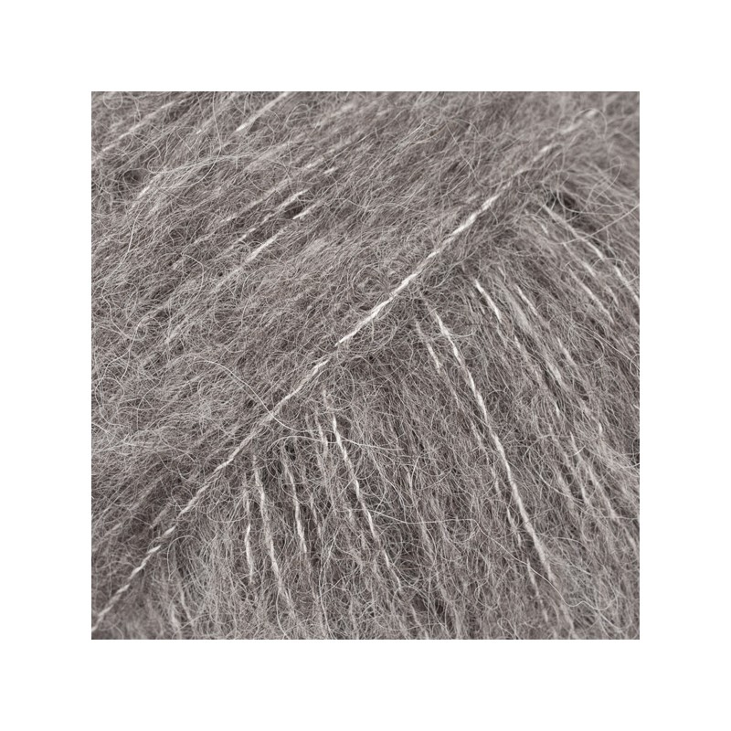 DROPS BRUSHED ALPACA SILK 03 Uni gris