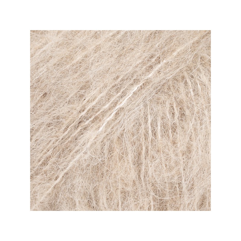 DROPS BRUSHED ALPACA SILK 04 Uni beige claro