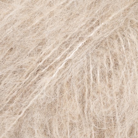 DROPS BRUSHED ALPACA SILK 04 Uni beige claro