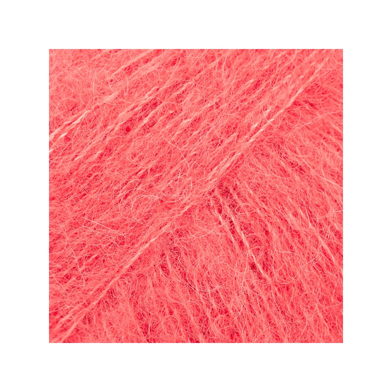 DROPS BRUSHED ALPACA SILK 06 Uni coral